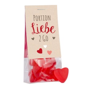 Gastgeschenk Portion Liebe 2 go (30 Stück)